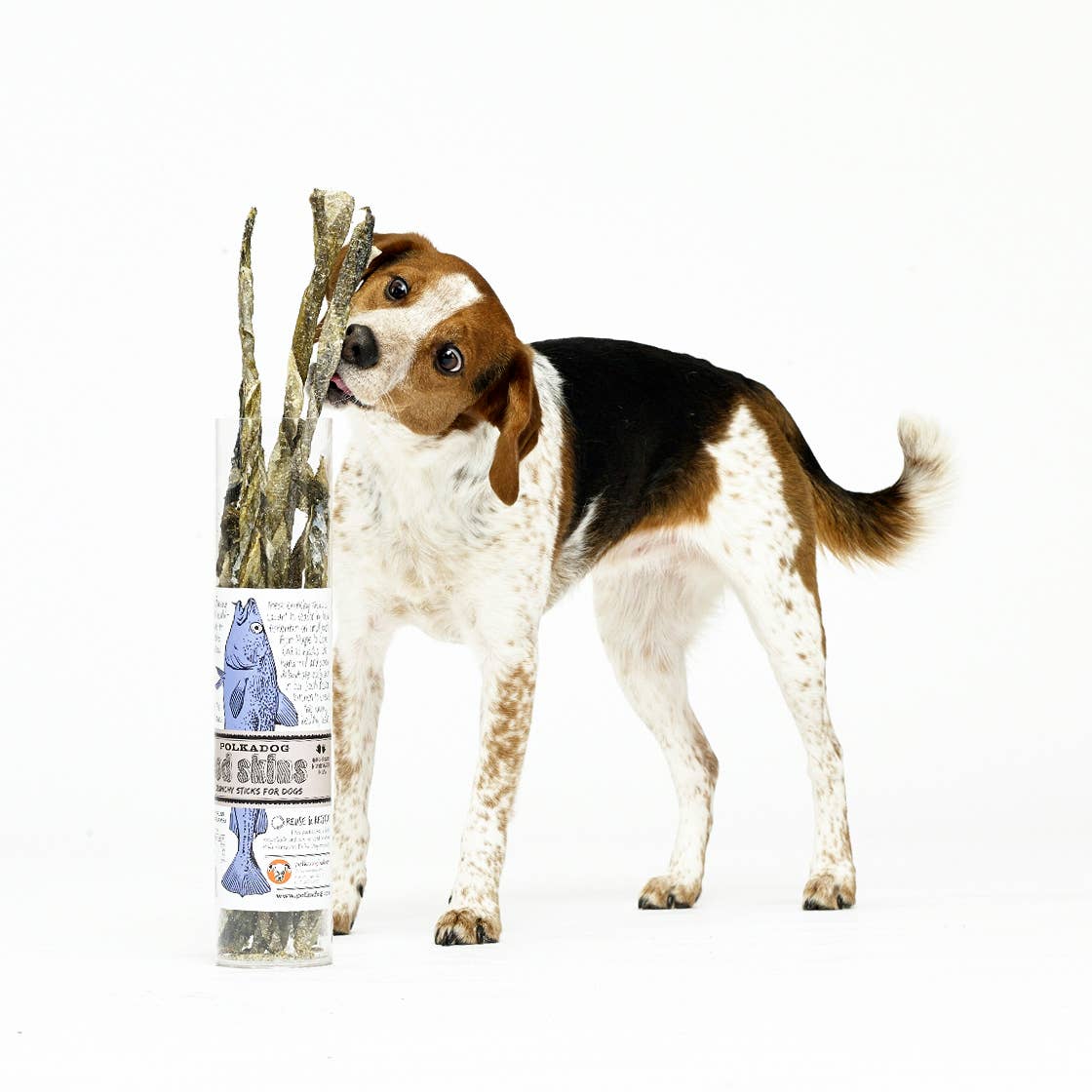 Polkadog Cod Skins - 4.7oz Tube - Dog & Cat Treats