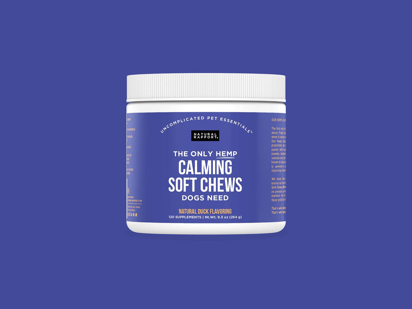 Natural Rapport The Only Hemp Calming Soft Chews Dogs Need
