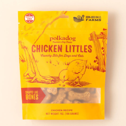 Polkadog Chicken Littles (Bone Shaped) - 7oz - Dog Treats
