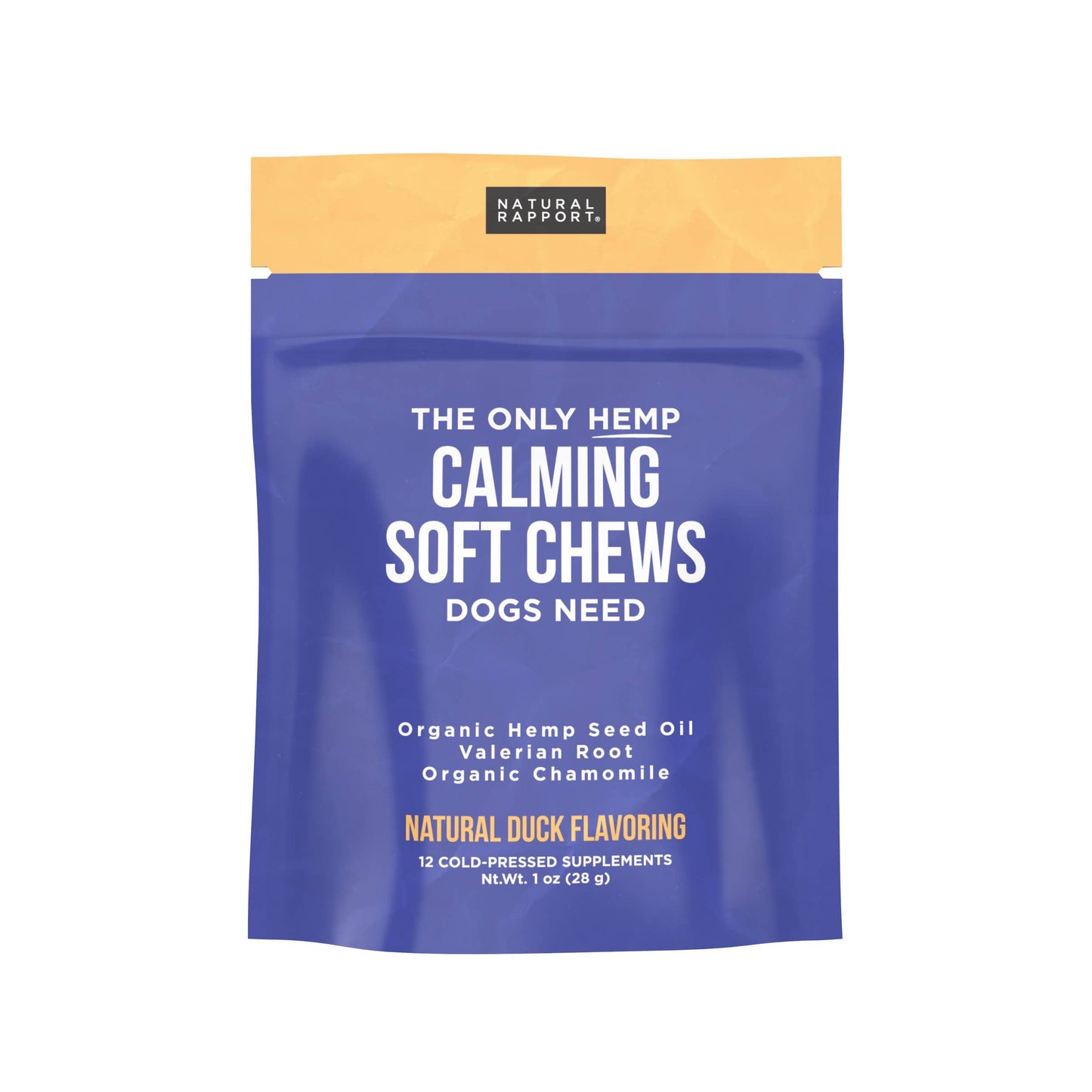 Natural Rapport The Only Hemp Calming Soft Chews Dogs Need