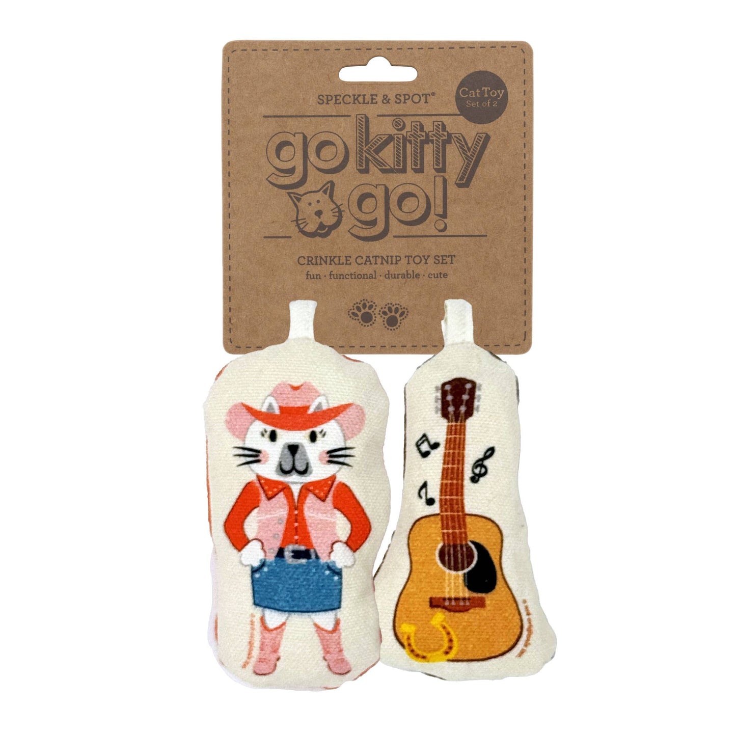 Go Kitty Go Cat Toy Set | Country Music Kitty