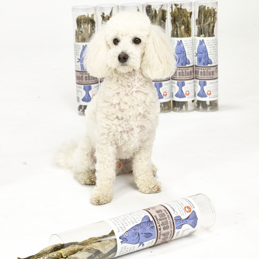 Polkadog Cod Skins - 4.7oz Tube - Dog & Cat Treats