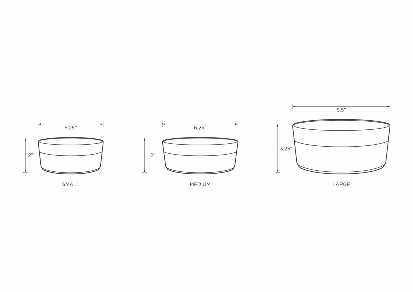 Classic Food Grey Pet Bowl