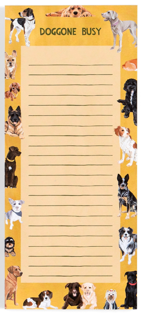 1 Canoe 2 Doggone Busy Dogs To Do Notepad