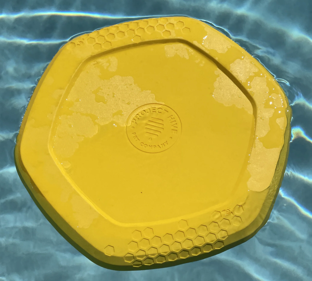 Project Hive Floating Disc & Lick Mat (Yellow)
