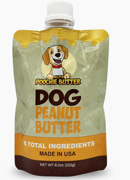 Poochie Butter Original Peanut Butter Squeeze Pack 8oz