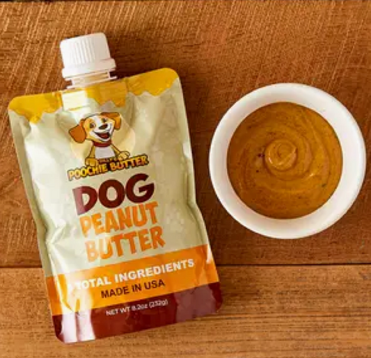 Poochie Butter Original Peanut Butter Squeeze Pack 8oz