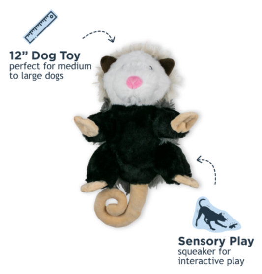 Tall Tails Dog Toy Rope Body Possum 11"