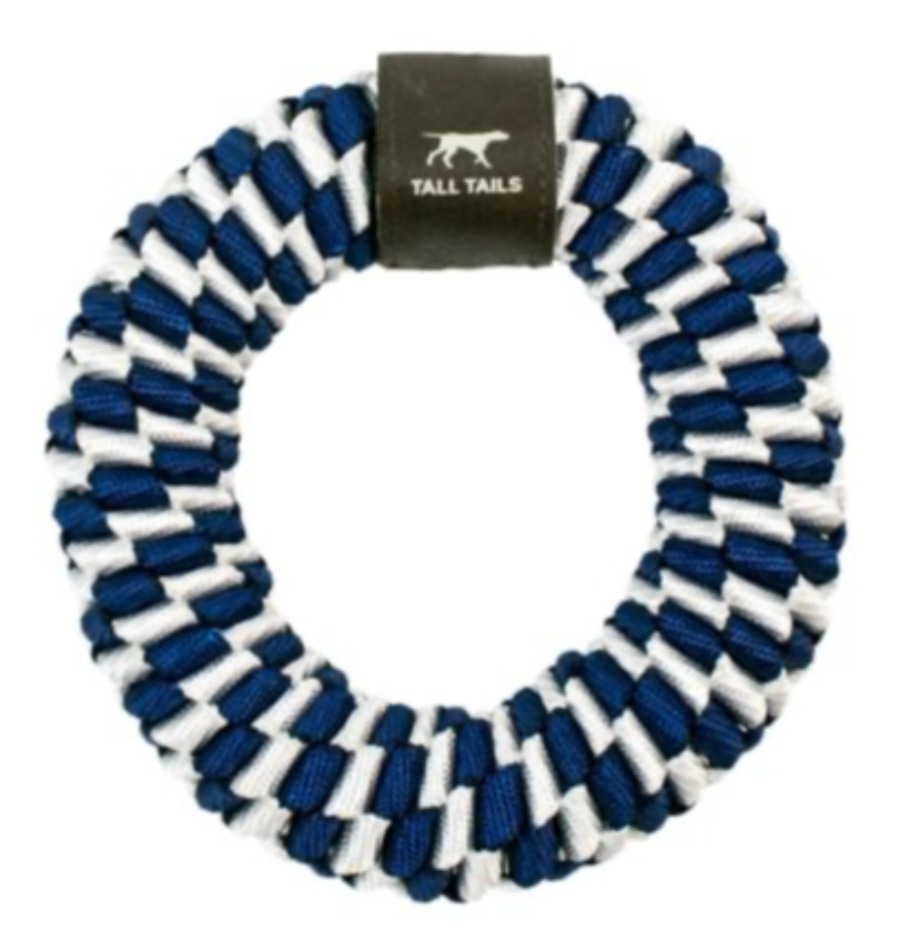 Tall Tails Dog Toy Braided Ring Nayv 6"
