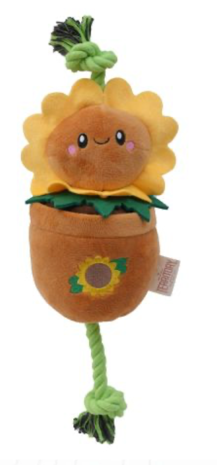 Territory Dog Toy Tug & Treat Sunflower 16"