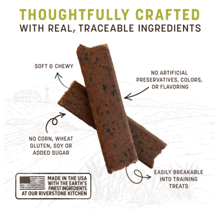 Earth Animal Dog Treat Air Dried Jerky Wisdom From The Seed 4 oz