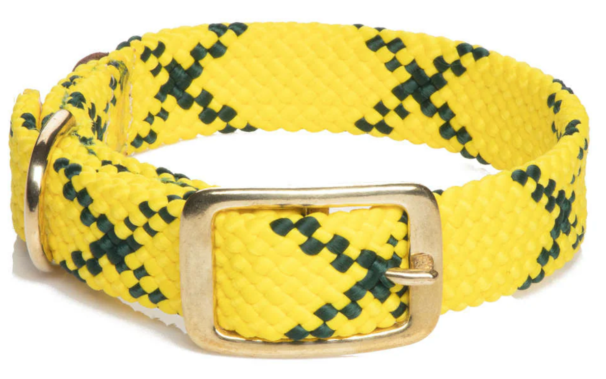 Mendota Dbl- Braid Collar- 1"w up to 21"