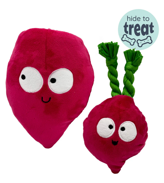 Huxley Kent Dog Toy Pop Fetch Beet Large