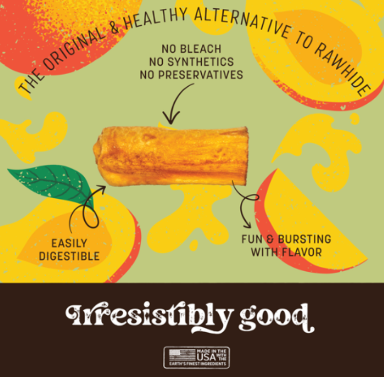 Earth Animal Dog Treat No Hide Rolls Value Box Medium Mango 3 Pack
