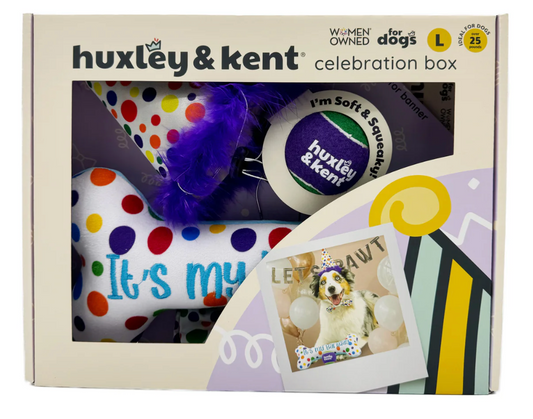 HUXLEY KENT DOG CELEBRATION BOX HAPPY BARKDAY SMALL