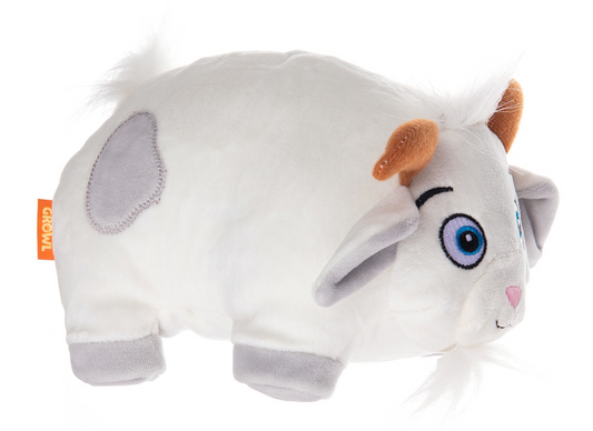 GROWL DOG TOY TROFFLERS GOAT / BEIGE