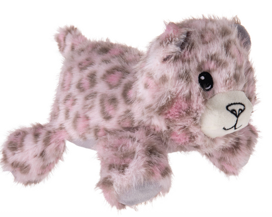 GROWL DOG TOY SNUGGLEZ SNOW LEOPARD