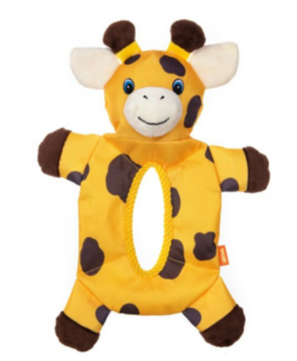 GROWL DOG TOY BRUIZERS GIRAFFE YELLOW