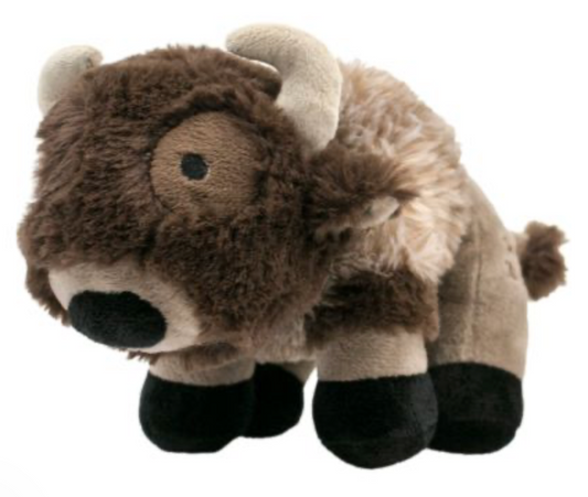 Tall Tails Dog Toy Corduroy Buffalo w/ Squeaker 9"