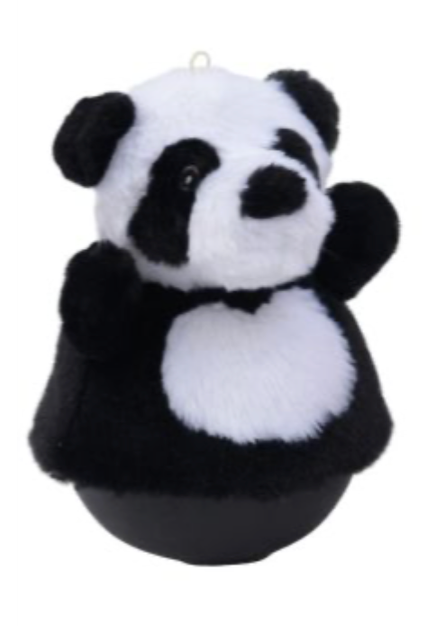 Tall Tails Dog Toy Roly Poly Panda 6"