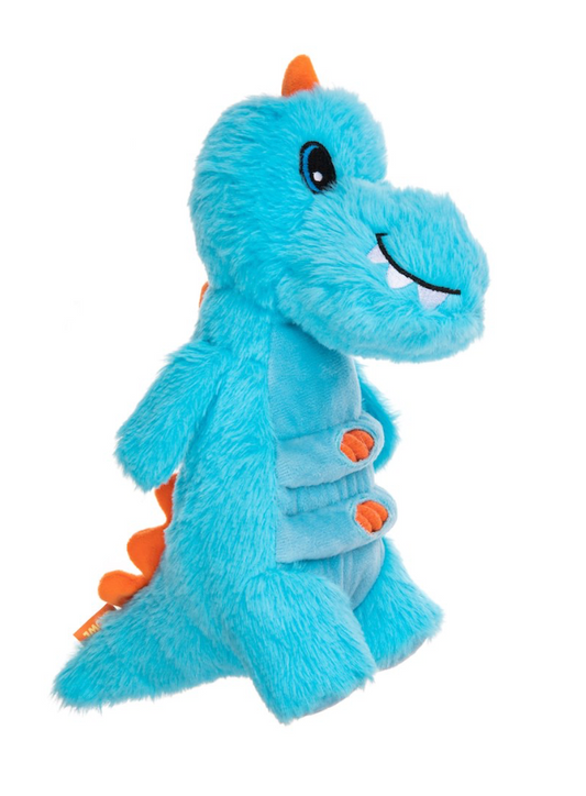 Growl Dog Toy Stomperz Dino Blue