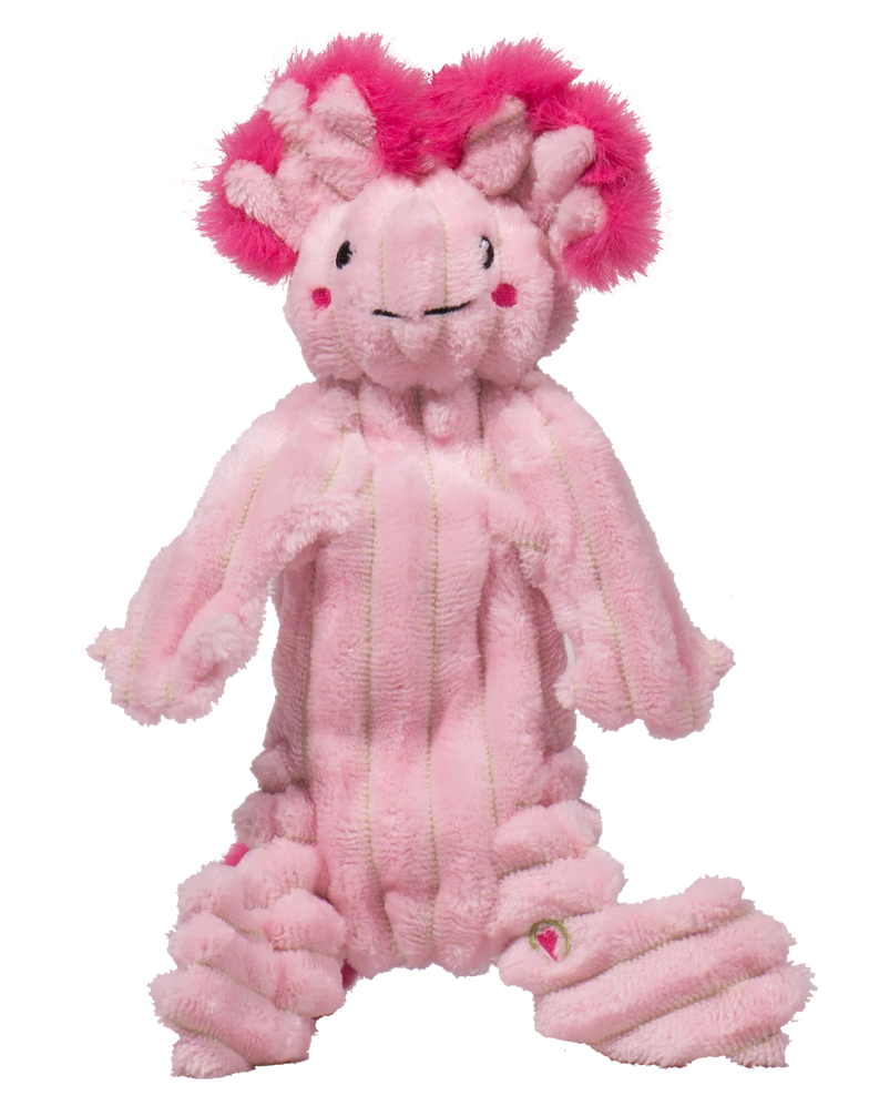 Hugglehounds Dog Toy Rope X-Brace Axolotl Small