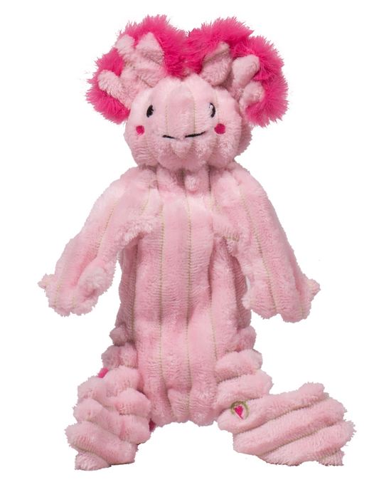 Hugglehounds Dog Toy Rope X-Brace Axolotl Large