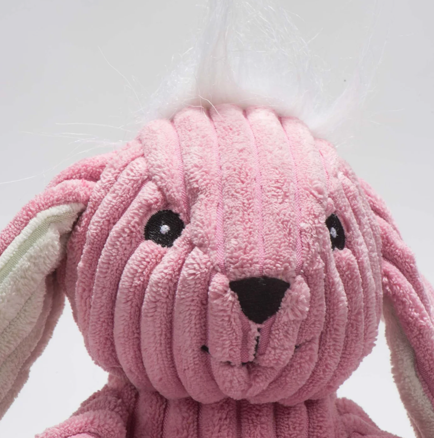 HuggleHounds Dog Toy Knotties Woodland Bunny Large