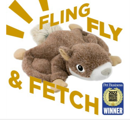 Tall Tails Dog Toy Plush Flying Squirrel 12"