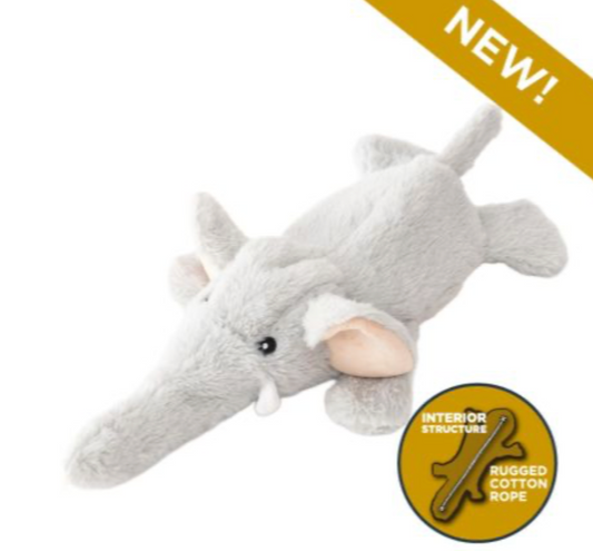 Tall Tails Dog Toy Stuffless Elephant 16"