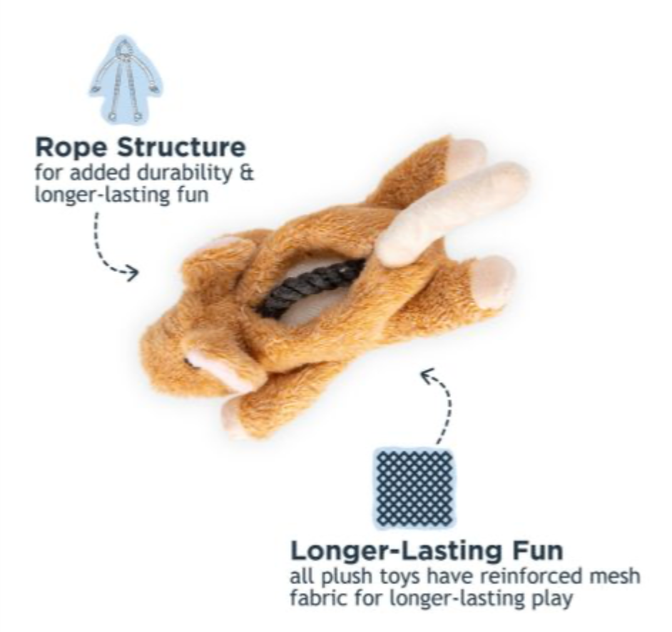 Tall Tails Dog Toy Stuffless Mouse 8"