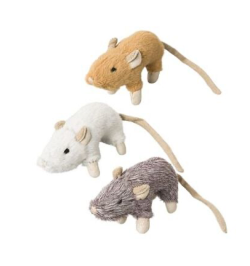 Ethical Cat Toy House Mouse Helen w/ Catnip Assorted 4"