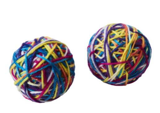 Ethical Cat Toy Sew Much Fun Yarn Balls 2.5"