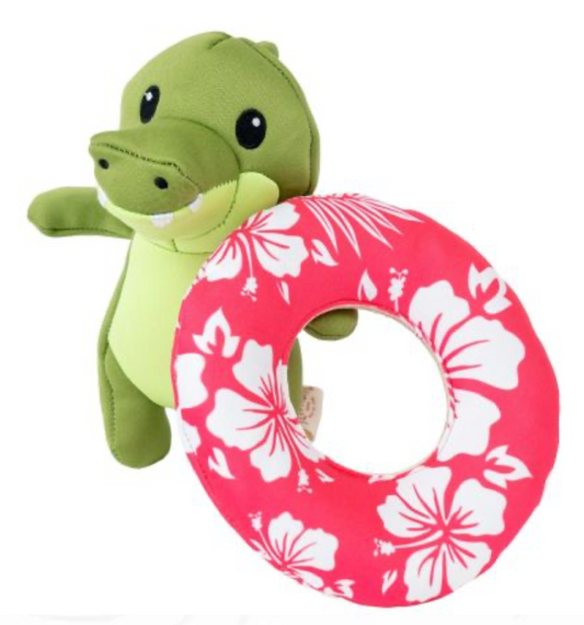 Territory Dog Toy Plush Floating Gator 8"