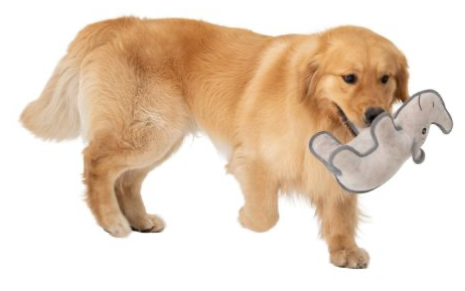 TERRITORY DOG TOY DURABLE PLUSH RHINO 11.5"