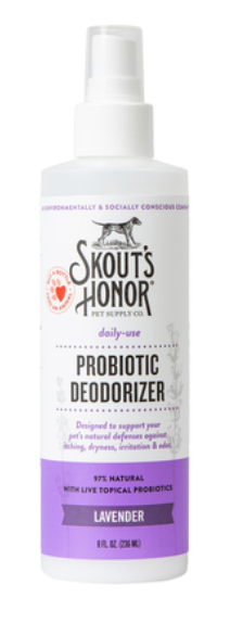 Skout's Honor Dog Grooming Probiotic Deodorizer Lavender 8 oz