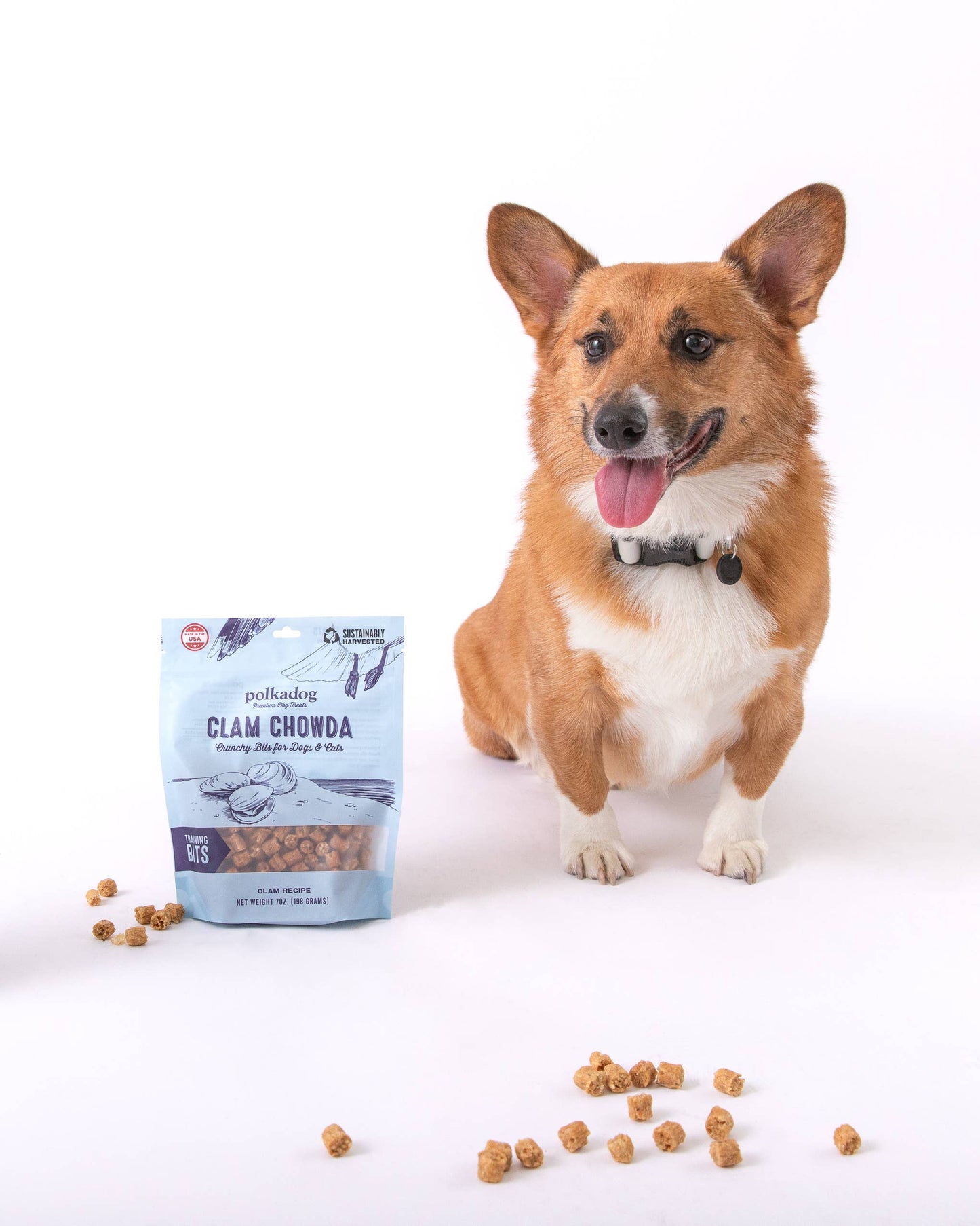 Polkadog Clam Chowda Bits - 7oz
