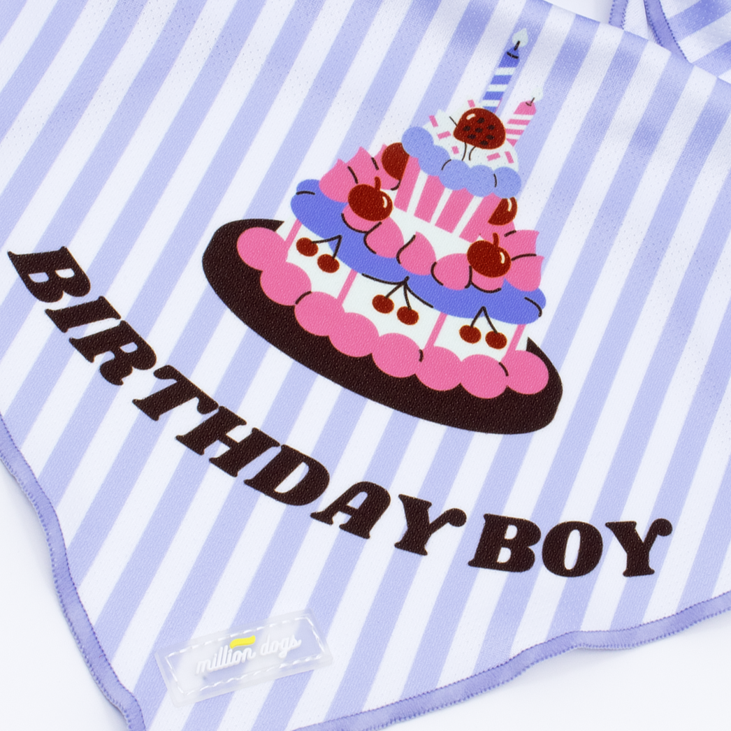 Million Dogs Cooling Dog Bandana - Birthday Boy