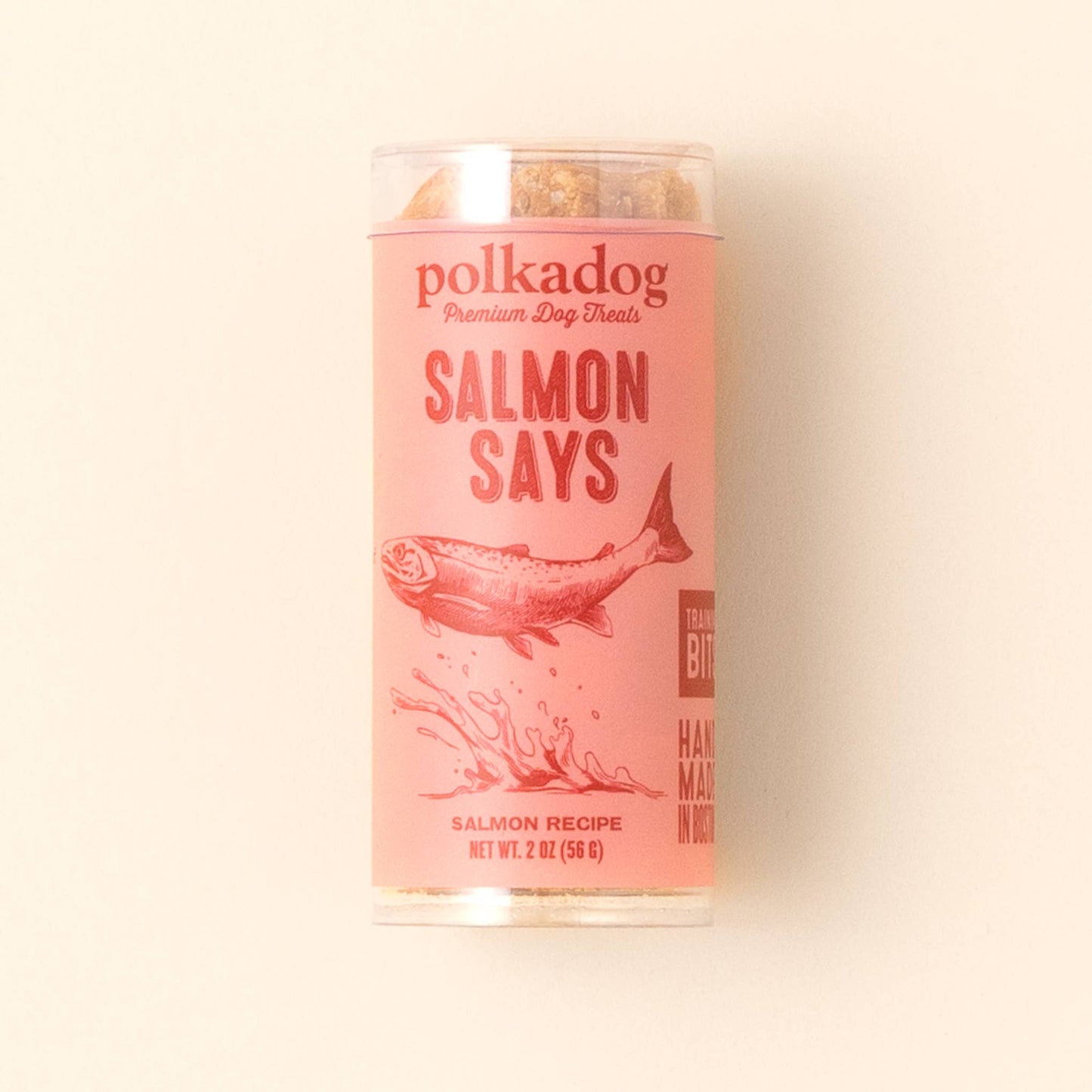 Polkadog Mini Tube: Salmon Says, Training Bits - 2oz