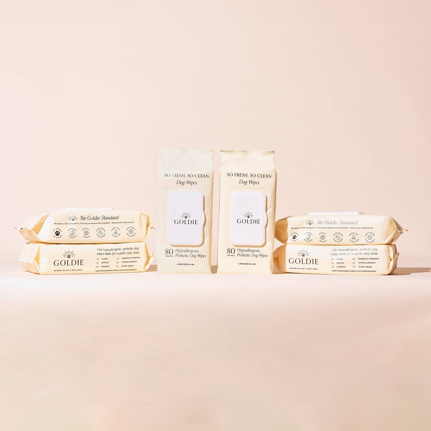 Goldie So Fresh, So Clean Probiotic Dog Wipes
