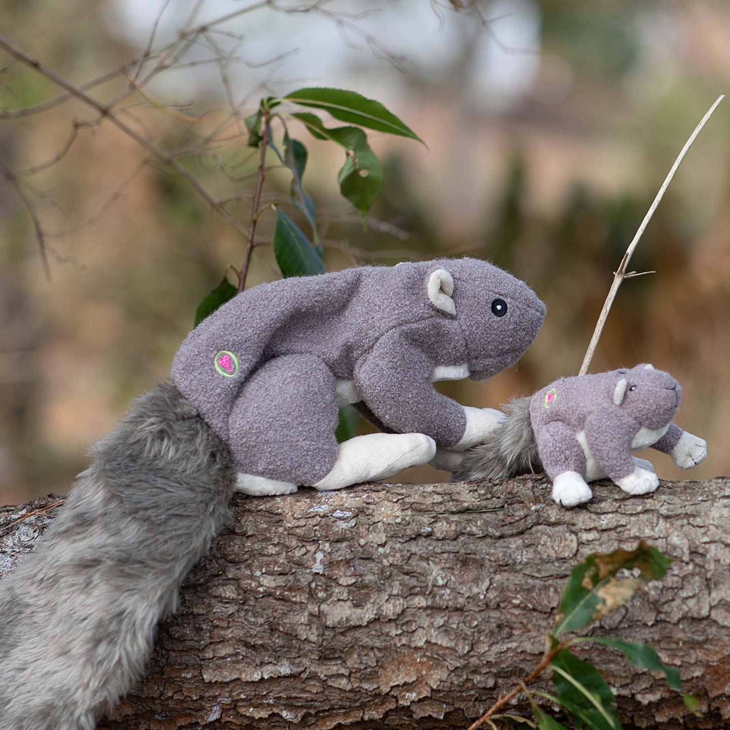 Feller Squirrel Plush Dog Toy