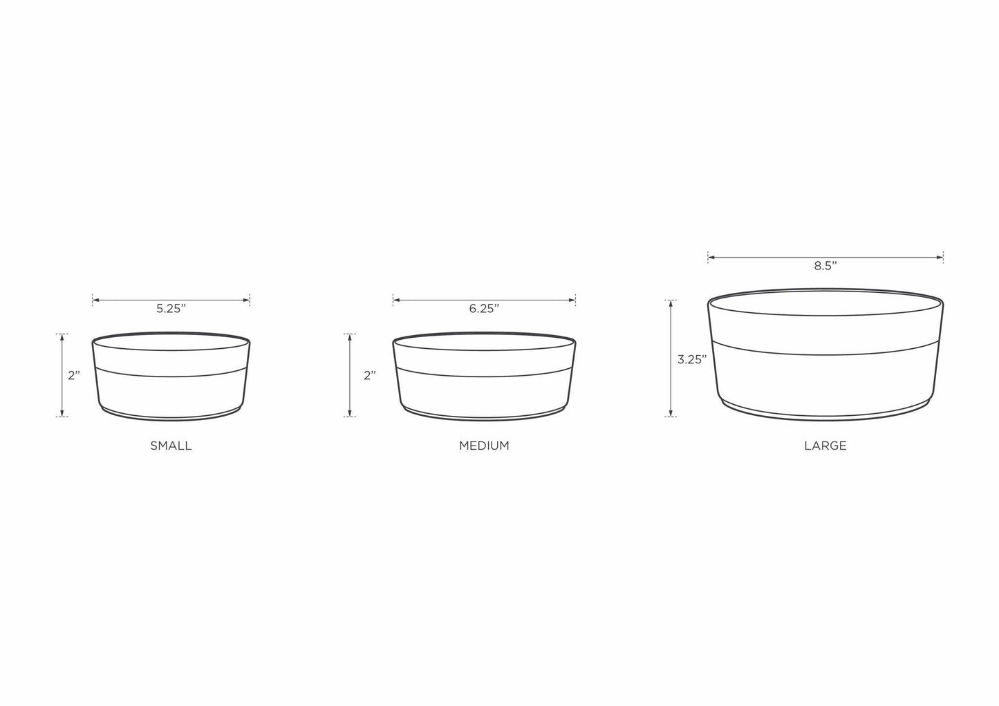 Grey Water Pet Bowl