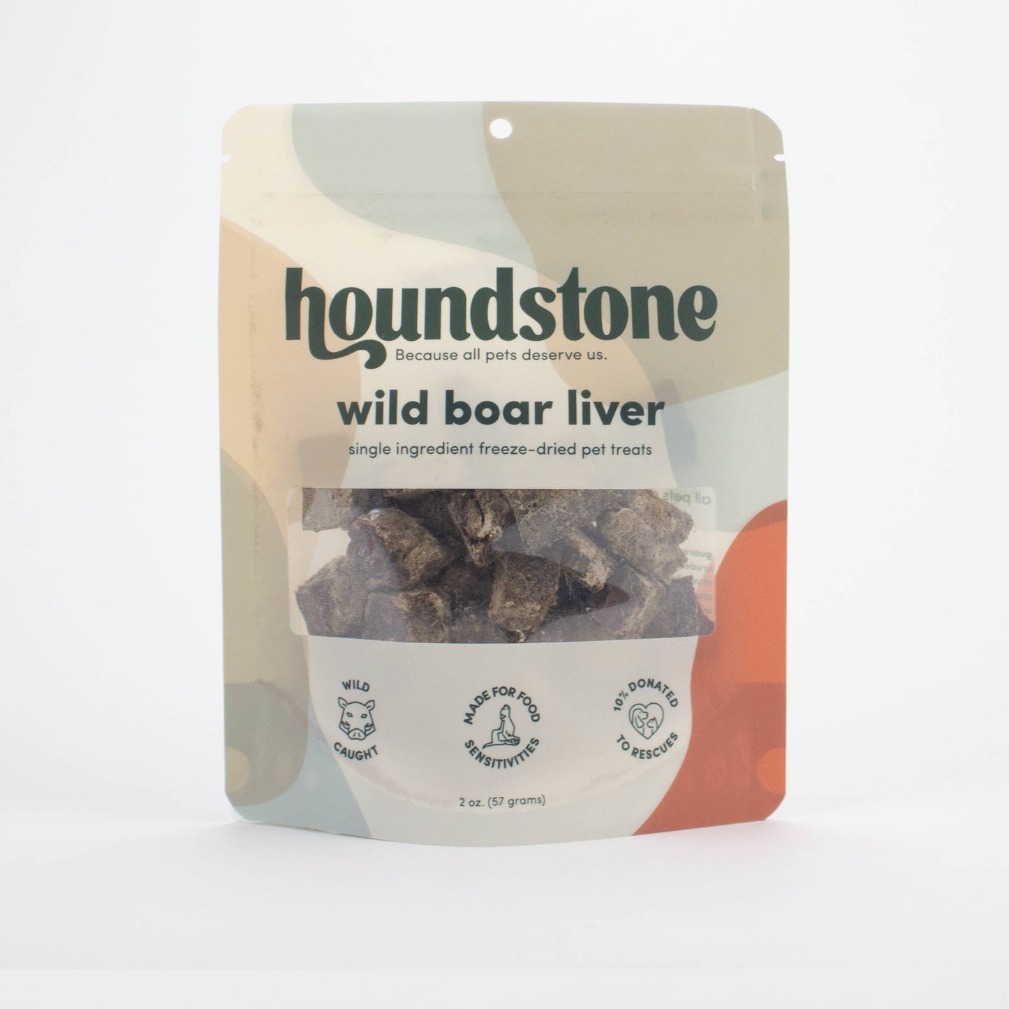 Wild Boar Liver Freeze-Dried Treats - 2oz Cat & Dog